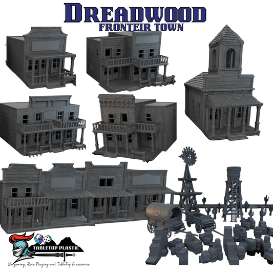 Dreadwood Frontier: Climbable Rooftops & Dense Cover - Malifaux 4E Terrain