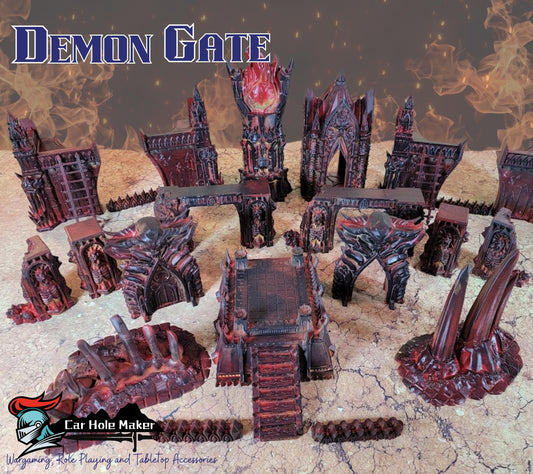 Modular Chaos Terrain – Hellish Ruins for Grimdark & Fantasy Skirmishes (28–32mm) with Immersive Gothic Style