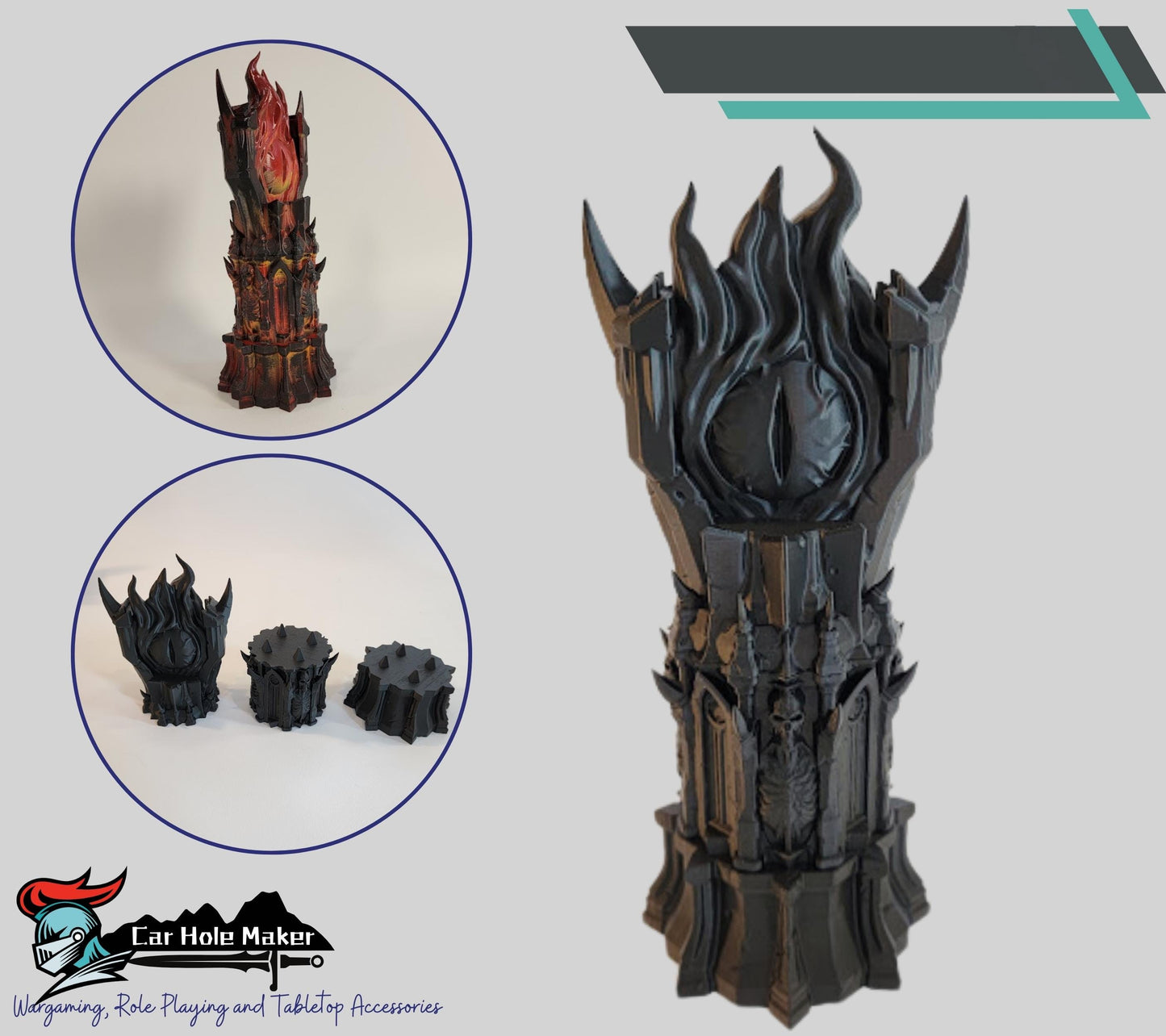 Modular Chaos Terrain – Hellish Ruins for Grimdark & Fantasy Skirmishes (28–32mm) with Immersive Gothic Style