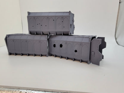 WARGAME SHIPPING CONTAINERS, Tabletop Terrain Gothic Sci-Fi Scatter Imperial Sector, Rpg & Wargame Scenery