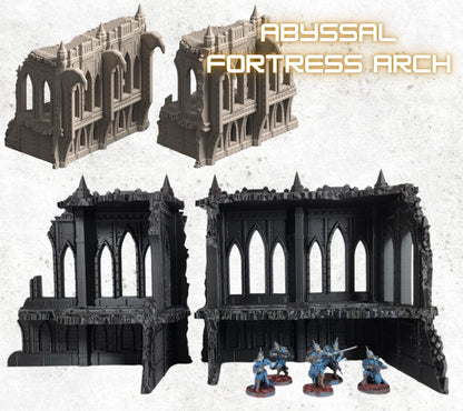Abyssal Redeemer Terrain Set – Sci-Fi Gothic Crashed Flagship for 40k 10th Edition, 28mm Wargaming Scenery, and Tabletop Gaming Terrain