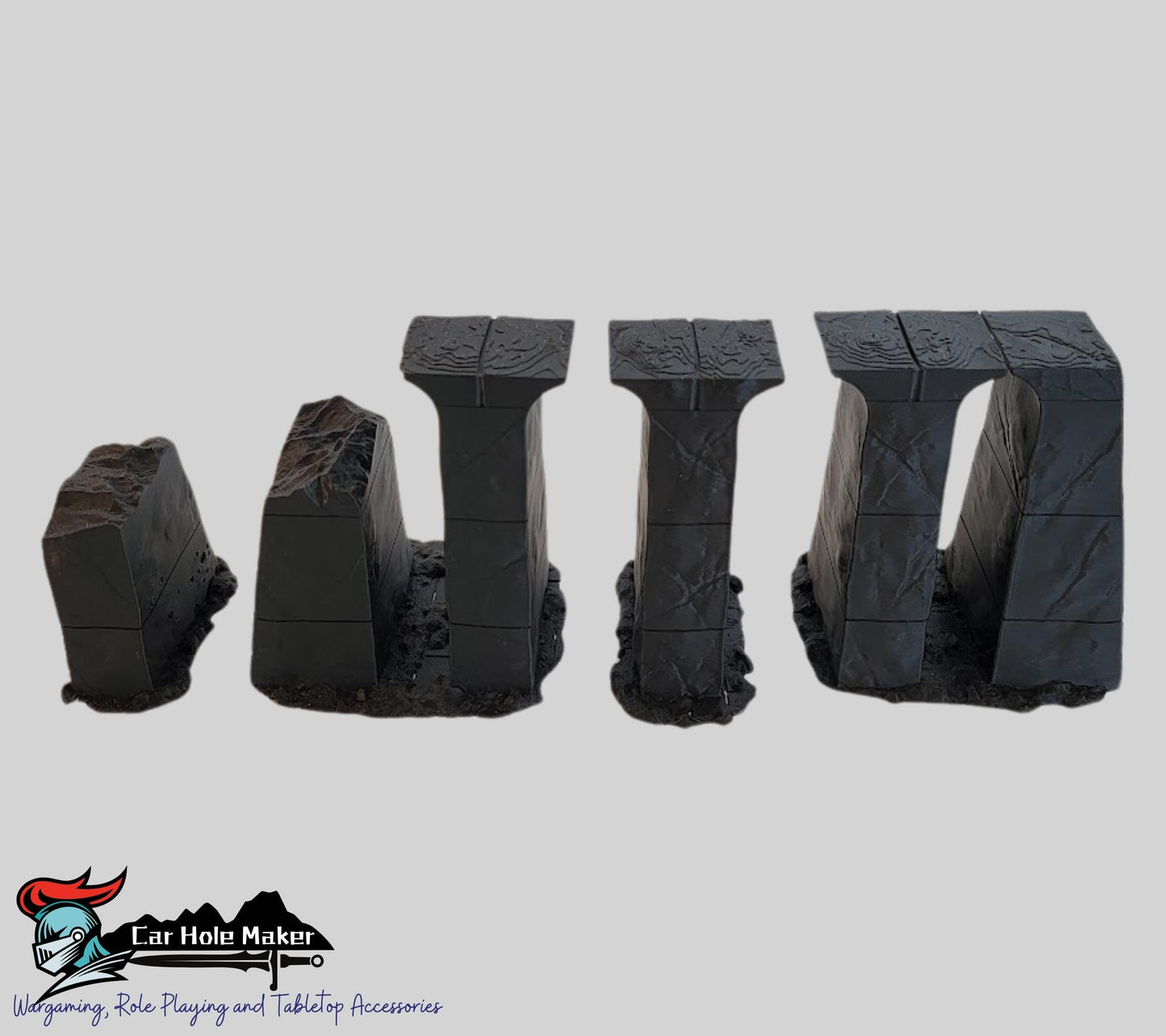 Modular Desert Terrain – Ruins, Arches & Temples for Fantasy Wargames, Tabletop RPGs, and Skirmish Play | Compatible with 28mm–32mm Minis