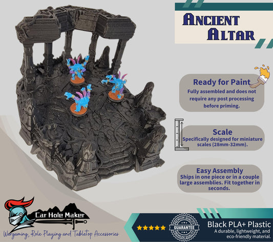 Drakenfel Ancient Altar – Fantasy Terrain for Age of Sigmar, Warcry & 28mm Miniature Wargames