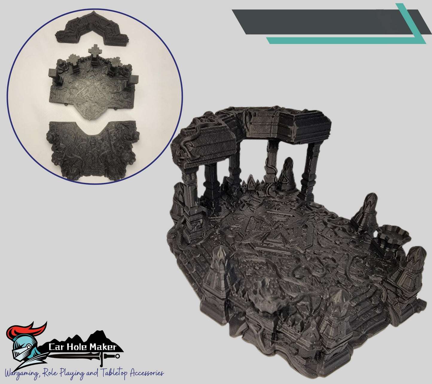 Drakenfel Ancient Altar – Fantasy Terrain for Age of Sigmar, Warcry & 28mm Miniature Wargames