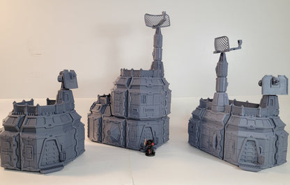 Space Dwarf Mining Colony: Tabletop Terrain Bundle RPG & Wargame Scenery