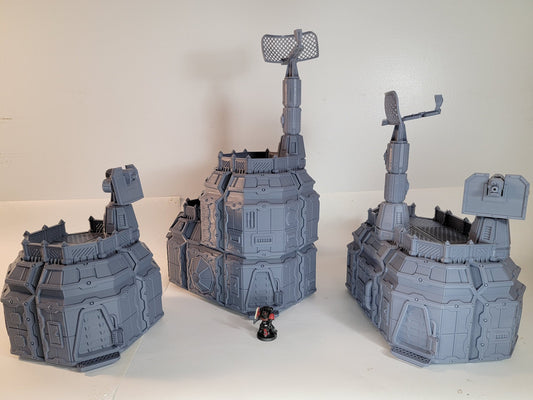 Space Dwarf Mining Colony: Tabletop Terrain Bundle RPG & Wargame Scenery