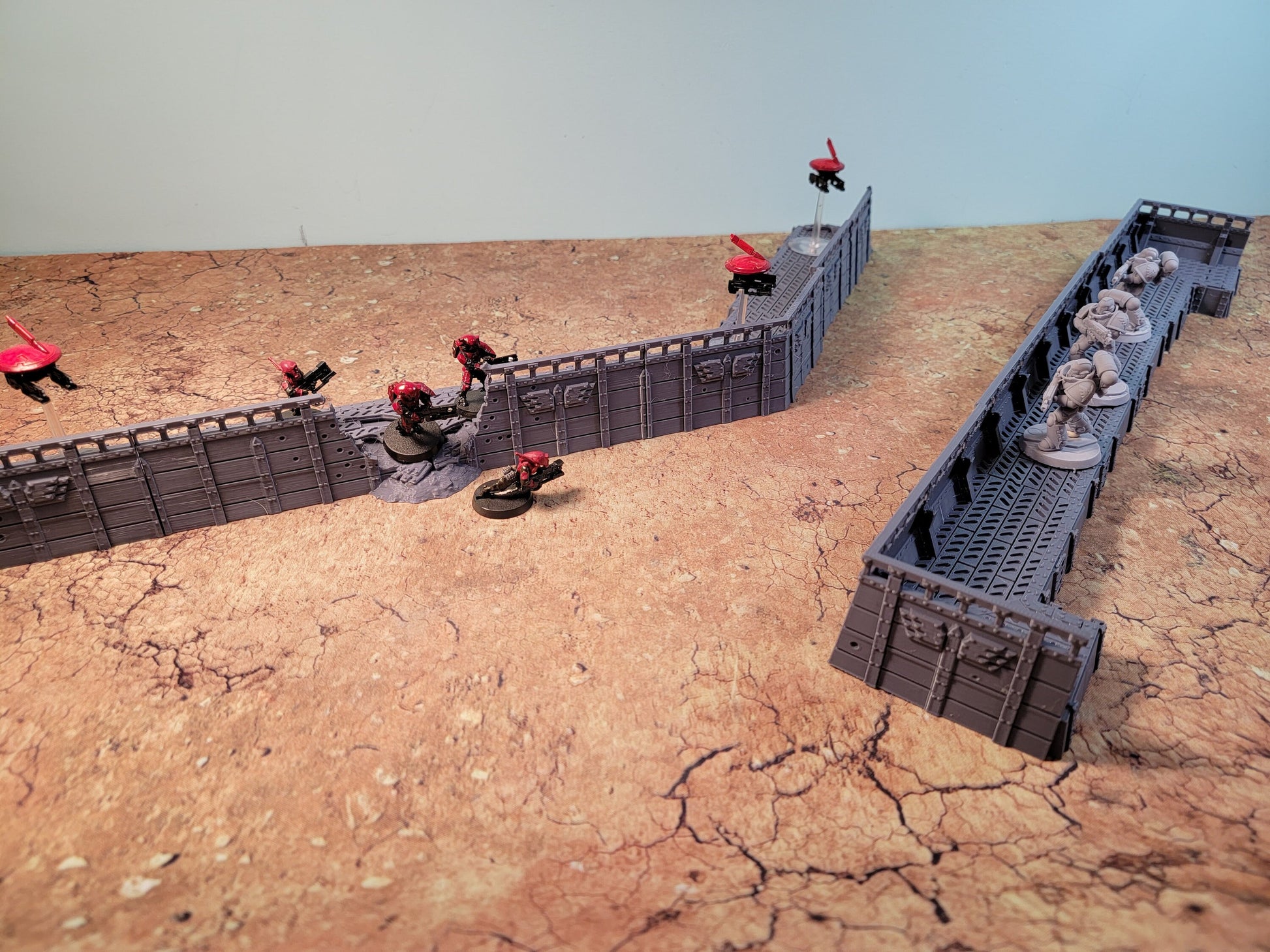 Trench Line for Miniature War Games
