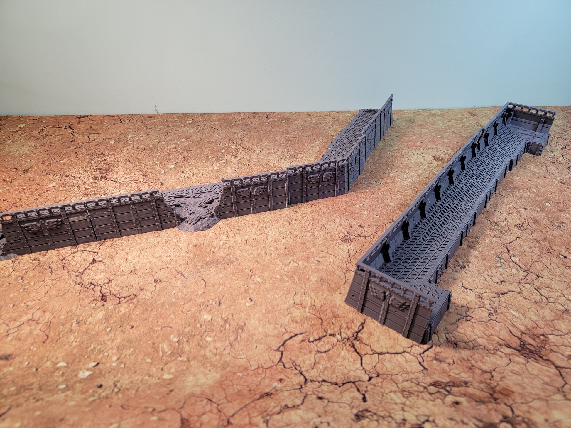 Trench Line for Miniature War Games