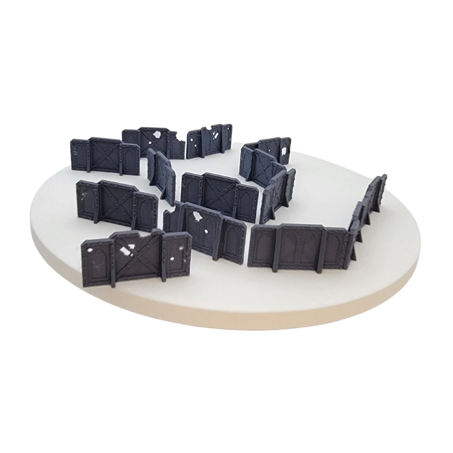 Scatter Barricade Set - Tabletop Terrain for Wargames, 3D-Printed, 28mm Scale