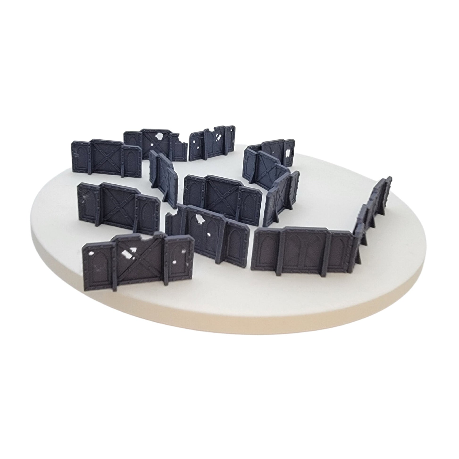 Scatter Barricade Set - Tabletop Terrain for Wargames, 3D-Printed, 28mm Scale