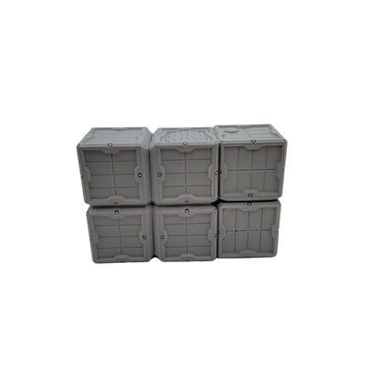 Scatter Shipping Container Set - Tabletop Terrain for Wargames, 3D-Printed, 28mm Scale