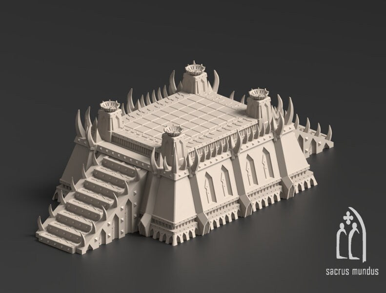 Sanguis: Crimson Anomaly - Dark Powers Fortress Tabletop. Wasteland/ Ruins / Chaos/ Grimdark