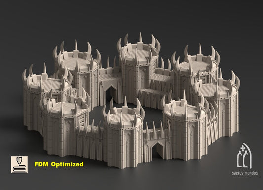 Sanguis: Crimson Anomaly - Dark Powers Fortress Tabletop. Wasteland/ Ruins / Chaos/ Grimdark