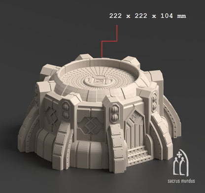 Sci-Fi Dwarven Mining Complex Terrain: 28mm Tabletop