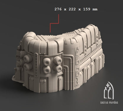 Sci-Fi Dwarven Mining Complex Terrain: 28mm Tabletop