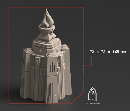 Krotone: Sci-Fi Egyptian Terrain Set - 28mm/32mm Tabletop, 3D Printed