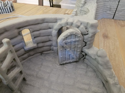 Modular Ruined Castle: 3D Printed Medieval Fortress Terrain