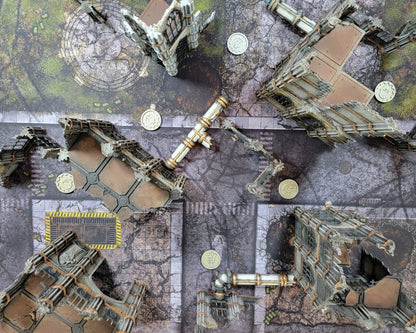 Kill Team 40k Terrain Set: Sector Imperialis Themed, Everything you need to create fun and dynamic Kill Team setups for you wargames.