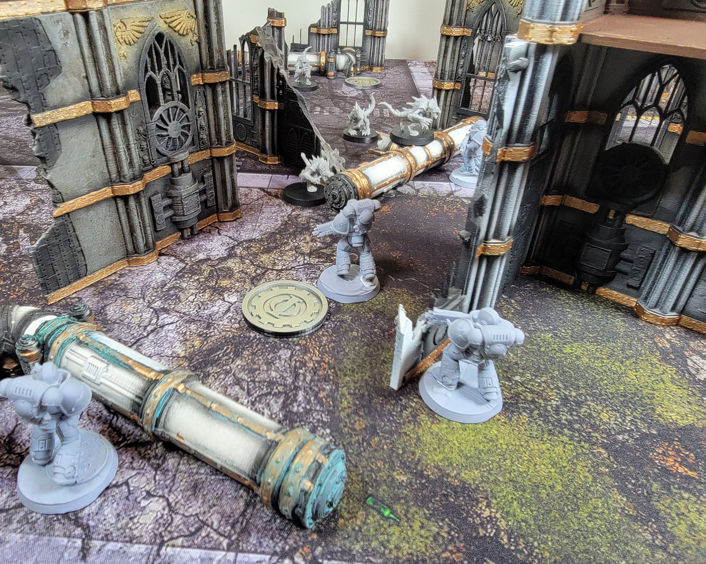 Kill Team 40k Terrain Set: Sector Imperialis Themed, Everything you need to create fun and dynamic Kill Team setups for you wargames.