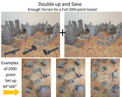 Kill Team 40k Terrain Set: Sector Imperialis Themed, Everything you need to create fun and dynamic Kill Team setups for you wargames.