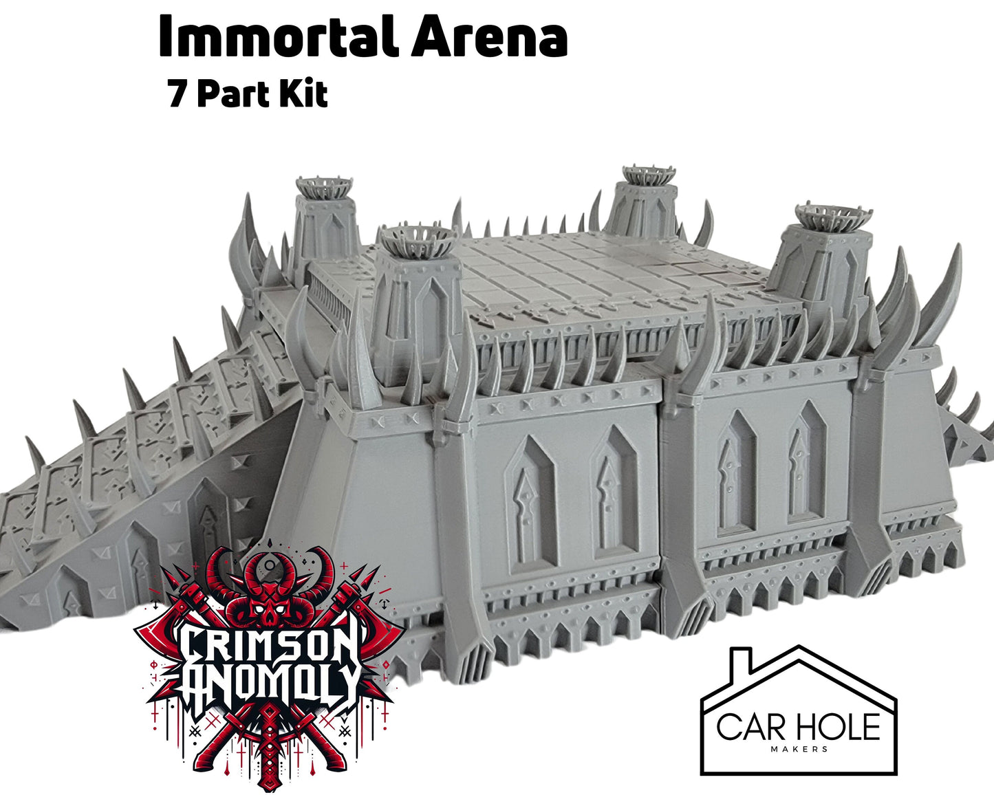Immortal Arena Terrain: 7-Part Wargaming Scenery, Crimson Anomaly Series