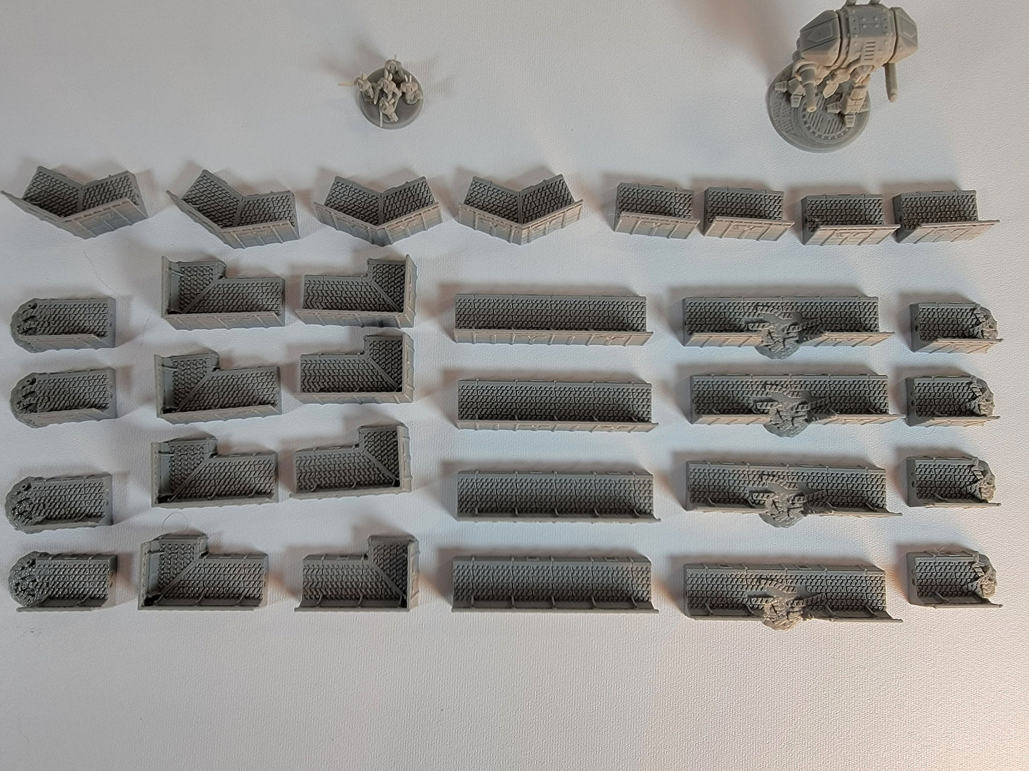 EPIC SCALE Trench Line for Miniature War Games. Scenery at a 6mm to 8mm scale.