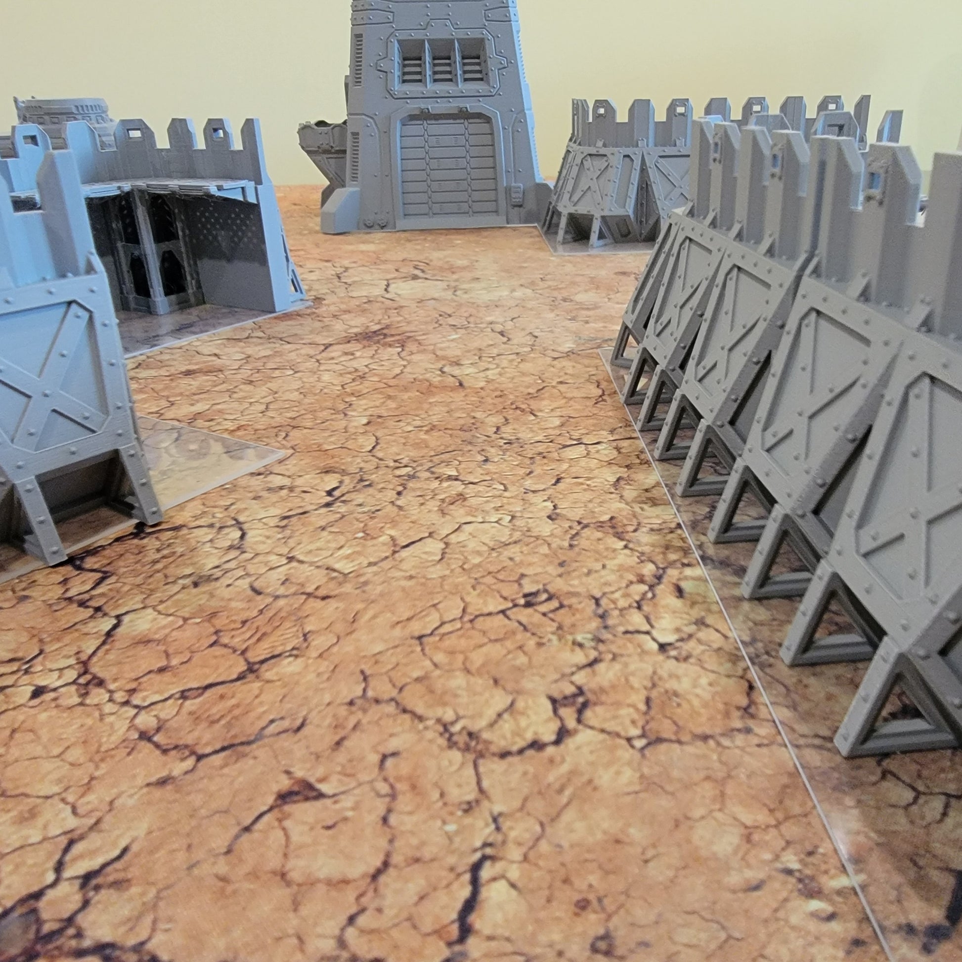 Trench Battlefield Terrain Set: Modular Wargaming Scenery