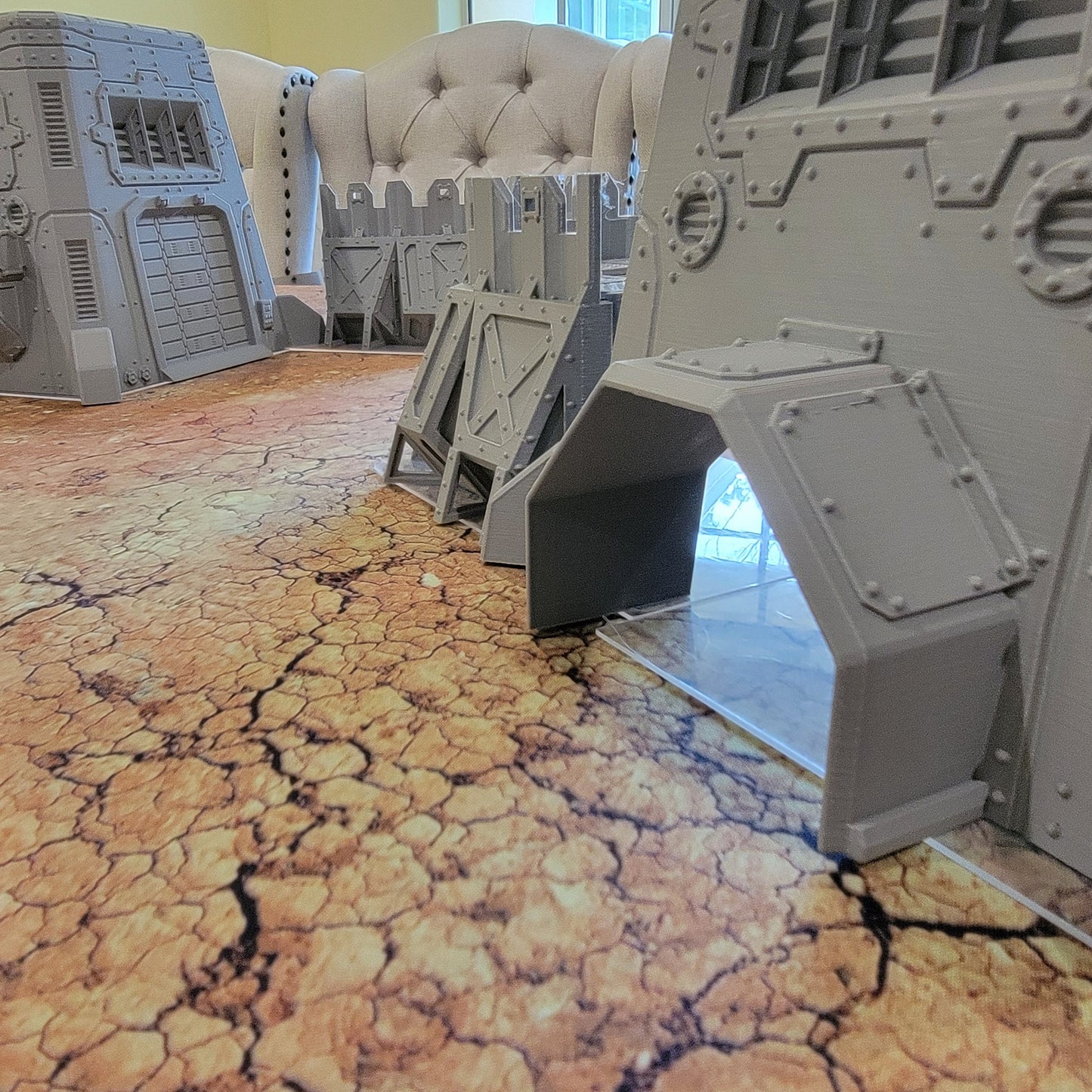 Trench Battlefield Terrain Set: Modular Wargaming Scenery