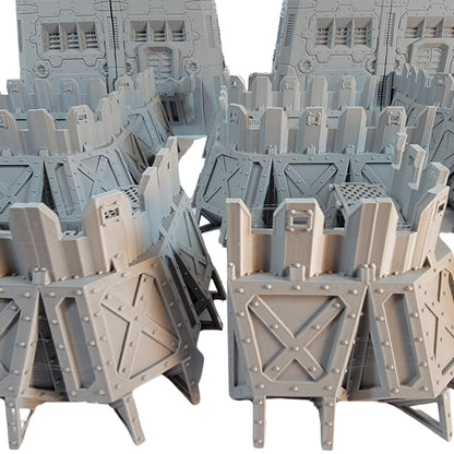 Trench Battlefield Terrain Set: Modular Wargaming Scenery