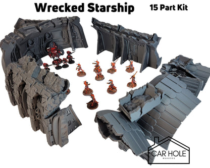 Wreck Terrain Grimdark Crash Site
