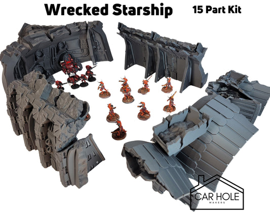 Wreck Terrain Grimdark Crash Site