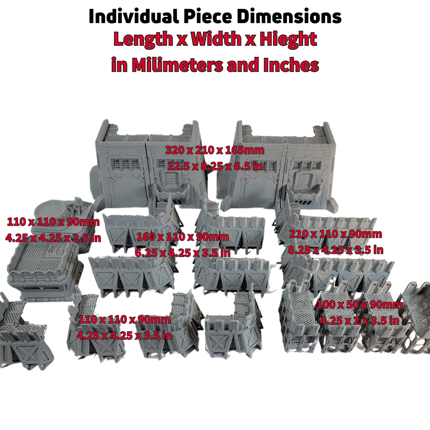 Trench Battlefield Terrain Set: Modular Wargaming Scenery