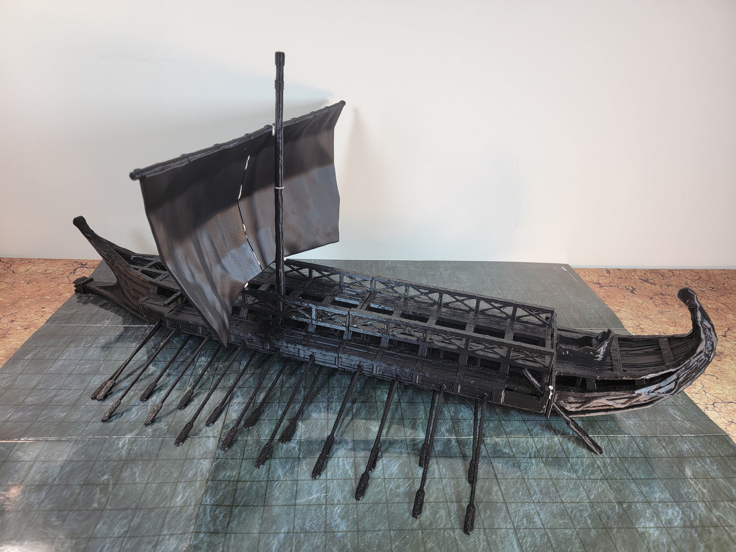 Viking Longship: Medieval Bireme for 28-32mm Tabletop Games
