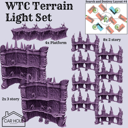 3D Printed Sci-Fi Wargaming Terrain – Alien Bio-Organic Medium Set