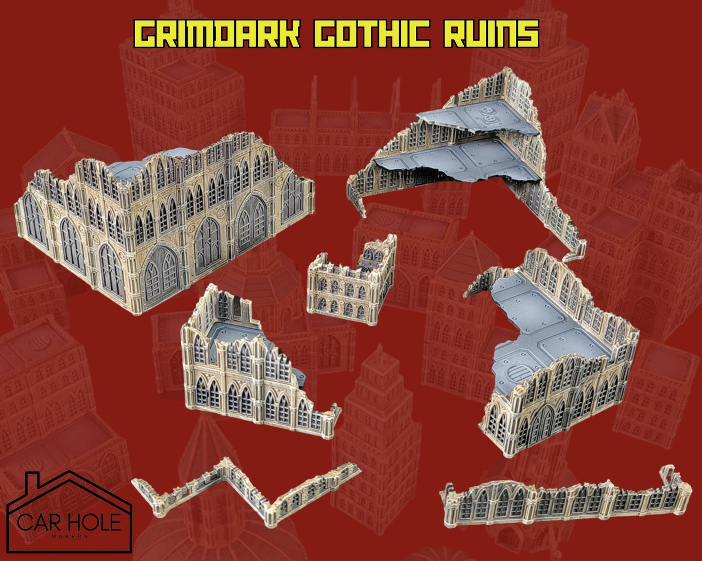 Epic Scale Sci-Fi Battlefield: Modular Terrain for Mech-Style Tabletop Warfare