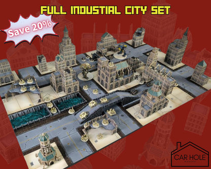 Epic Scale Sci-Fi Battlefield: Modular Terrain for Mech-Style Tabletop Warfare