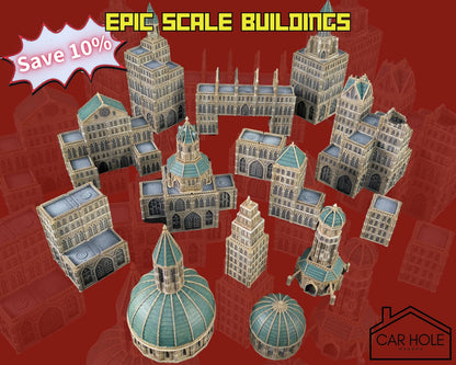 Epic Scale Sci-Fi Battlefield: Modular Terrain for Mech-Style Tabletop Warfare
