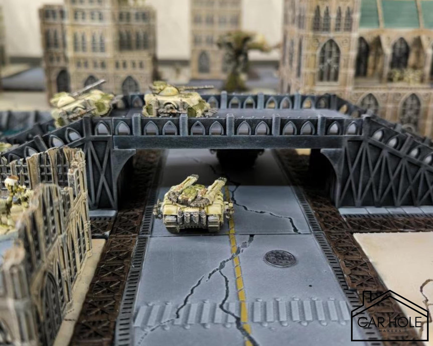Epic Scale Sci-Fi Battlefield: Modular Terrain for Mech-Style Tabletop Warfare