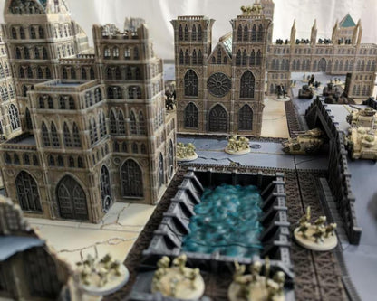 Epic Scale Sci-Fi Battlefield: Modular Terrain for Mech-Style Tabletop Warfare