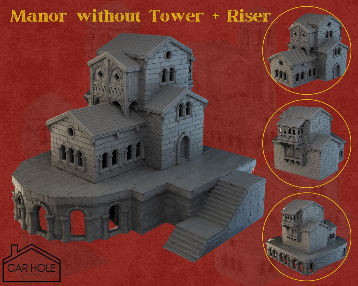 Stonevale Villa Manor 1: Gothic RPG Terrain for 28mm Wargames