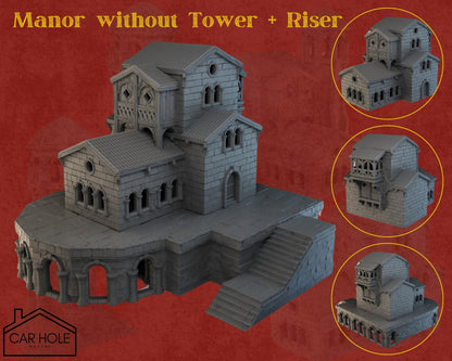 Stonevale Villa Manor 1: Gothic RPG Terrain for 28mm Wargames
