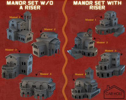 Stonevale Villa Manor 1: Gothic RPG Terrain for 28mm Wargames