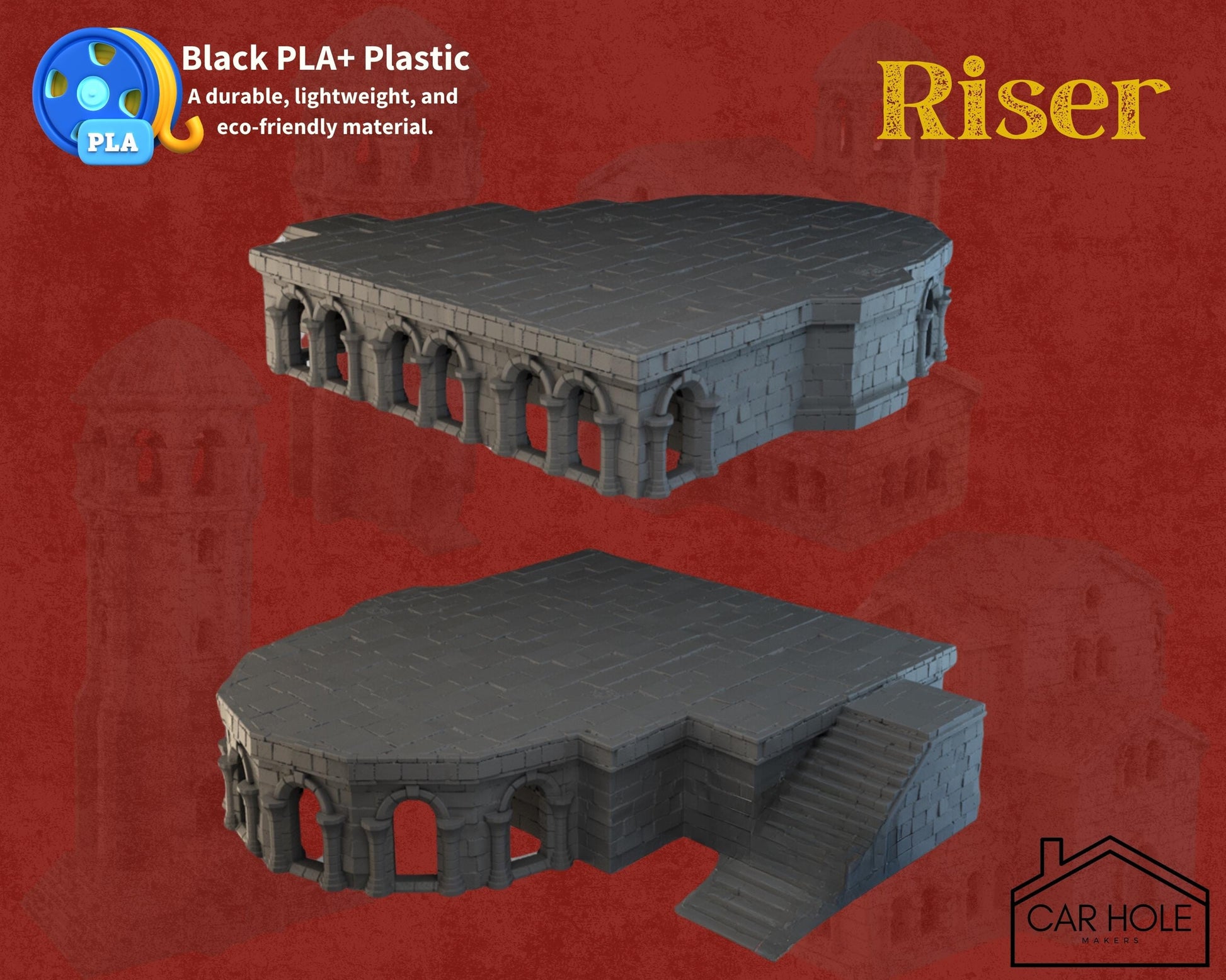 Stonevale Villa Manor 1: Gothic RPG Terrain for 28mm Wargames