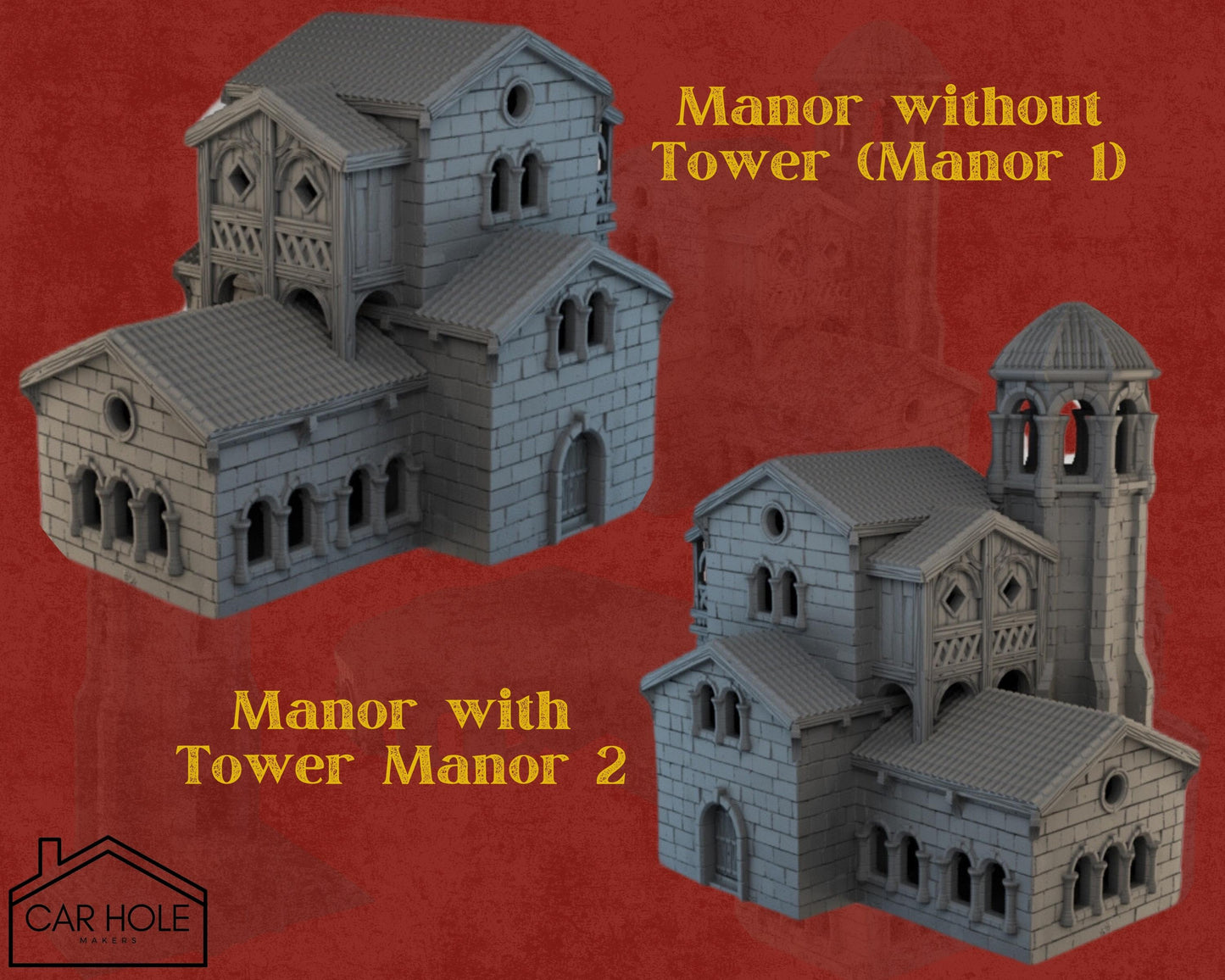 Stonevale Villa Manor 1: Gothic RPG Terrain for 28mm Wargames