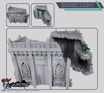 Kalthan Logistic Hub – Modular Sci-Fi Ruins & Industrial Terrain for 28mm-32mm Wargaming and Competitive Play