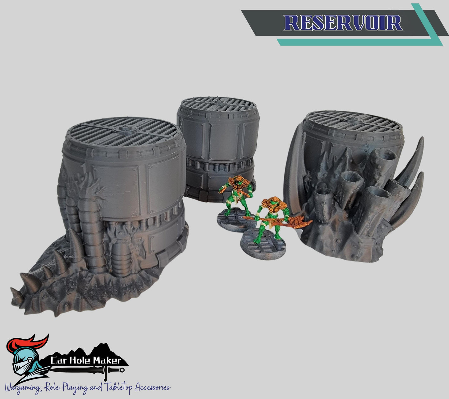 Blight World – Mutated Industrial Ruins Terrain for 28mm-32mm Sci-Fi Wargames & Grimdark Battles