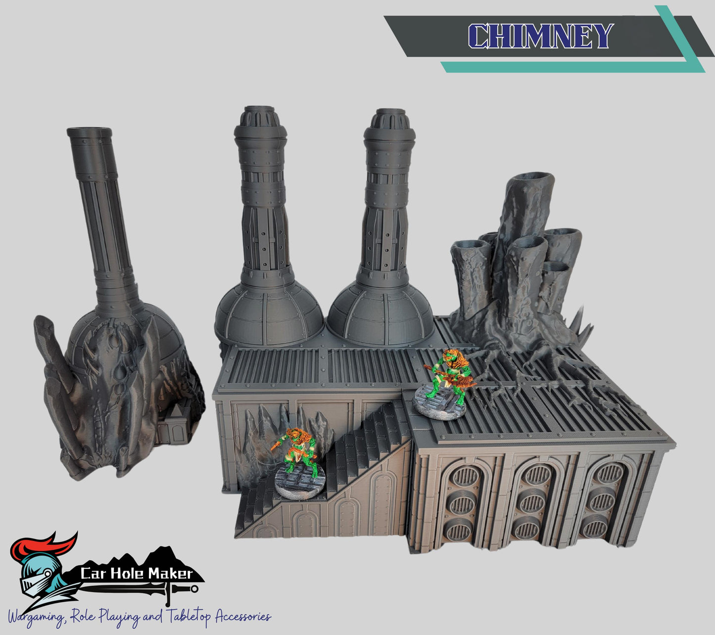 Blight World – Mutated Industrial Ruins Terrain for 28mm-32mm Sci-Fi Wargames & Grimdark Battles
