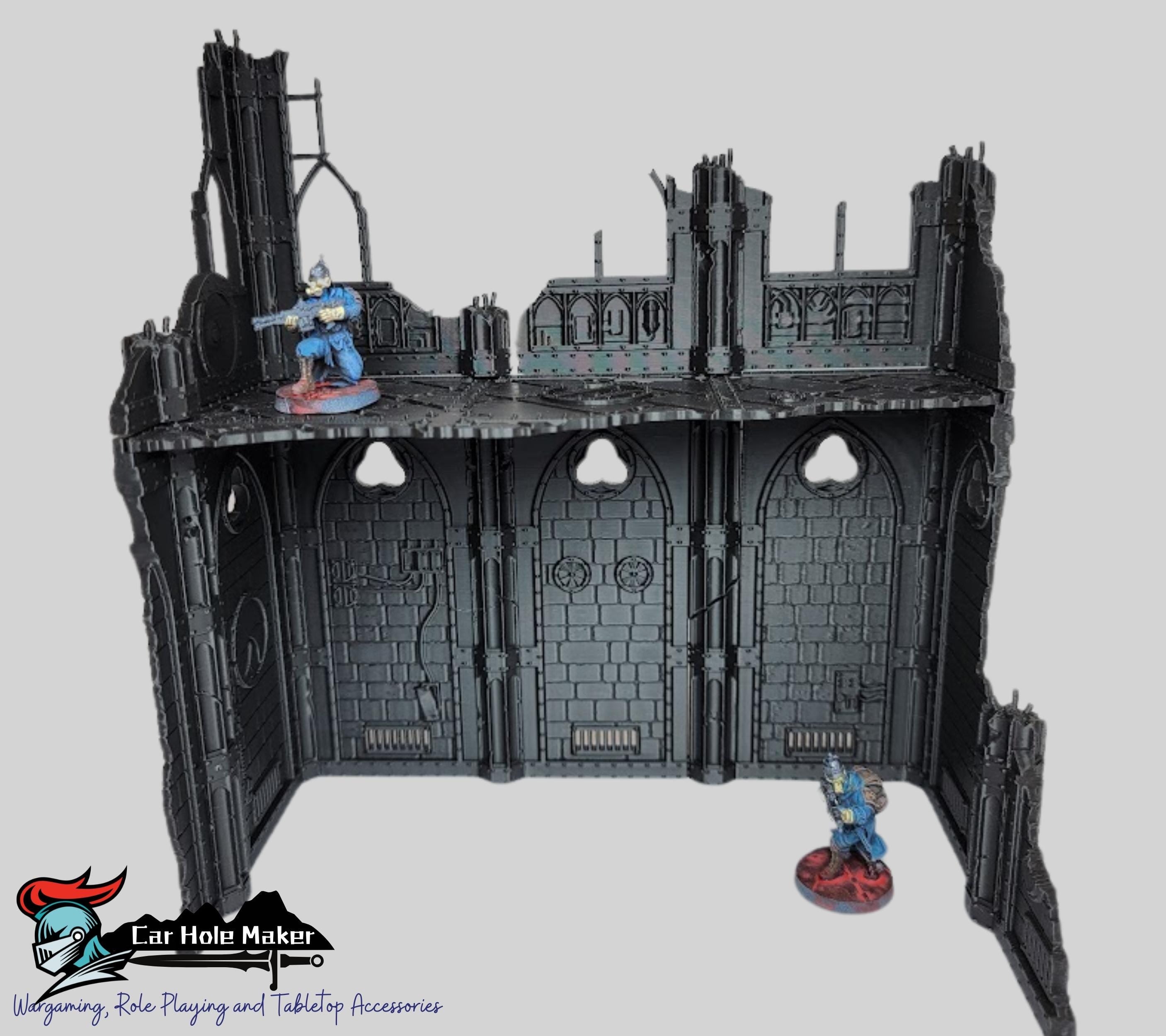 Gothic Sector Competitive Terrain – 28mm-32mm Modular Ruins for