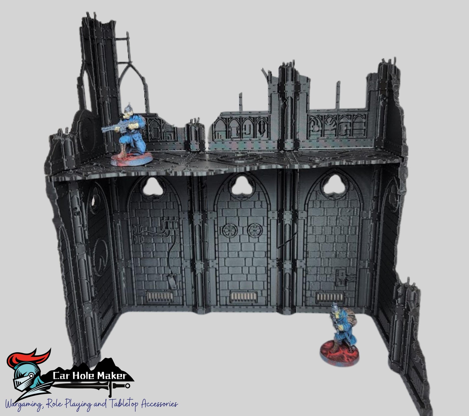 Gothic Sector Competitive Terrain – 28mm-32mm Modular Ruins for Tournament Wargaming & Skirmish Play