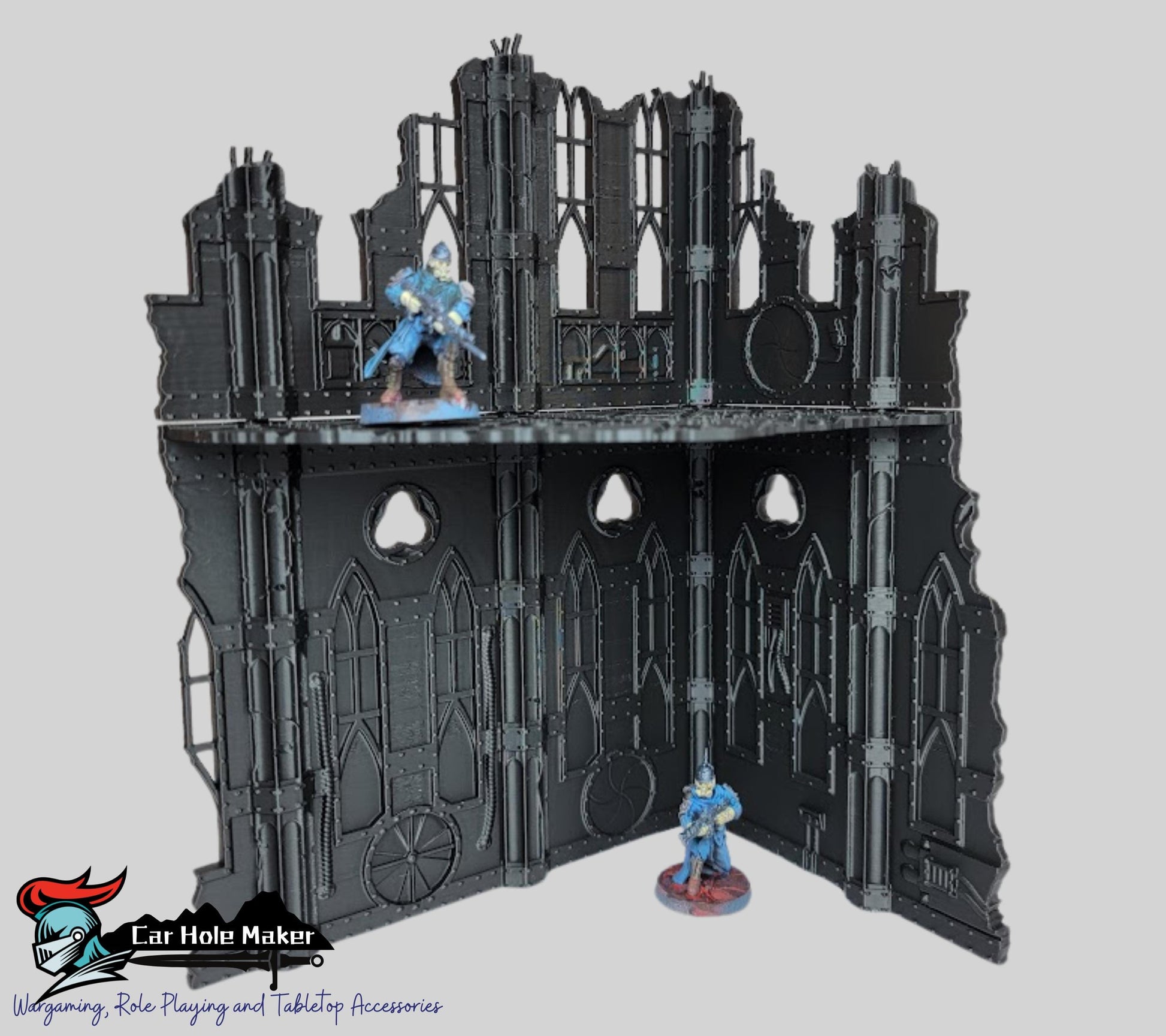 Gothic Sector Competitive Terrain – 28mm-32mm Modular Ruins for Tournament Wargaming & Skirmish Play
